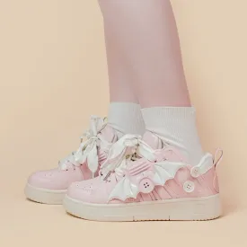 Pink Bat Sneakers