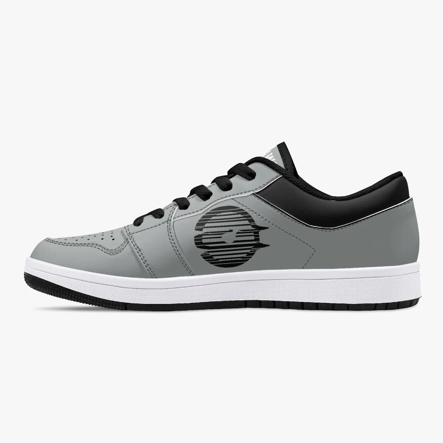 174. Low-Top Leather Sneakers - White/Black