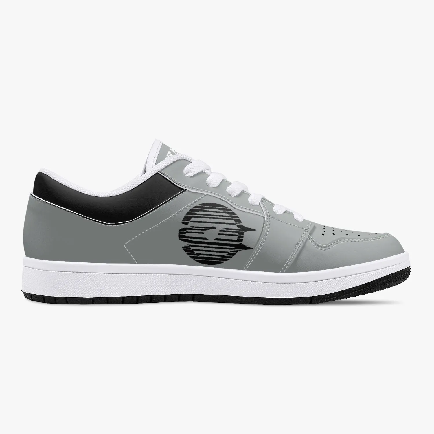 174. Low-Top Leather Sneakers - White/Black