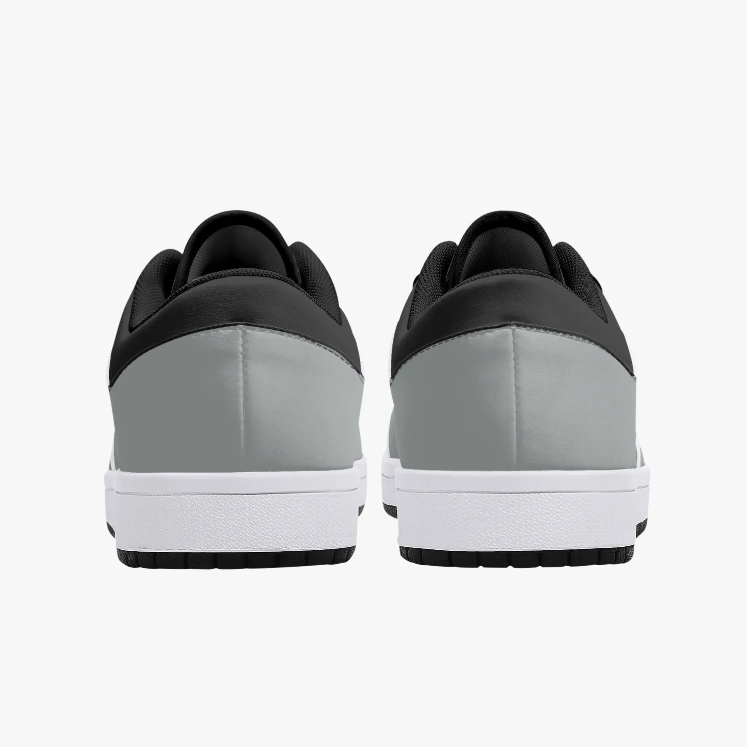 174. Low-Top Leather Sneakers - White/Black