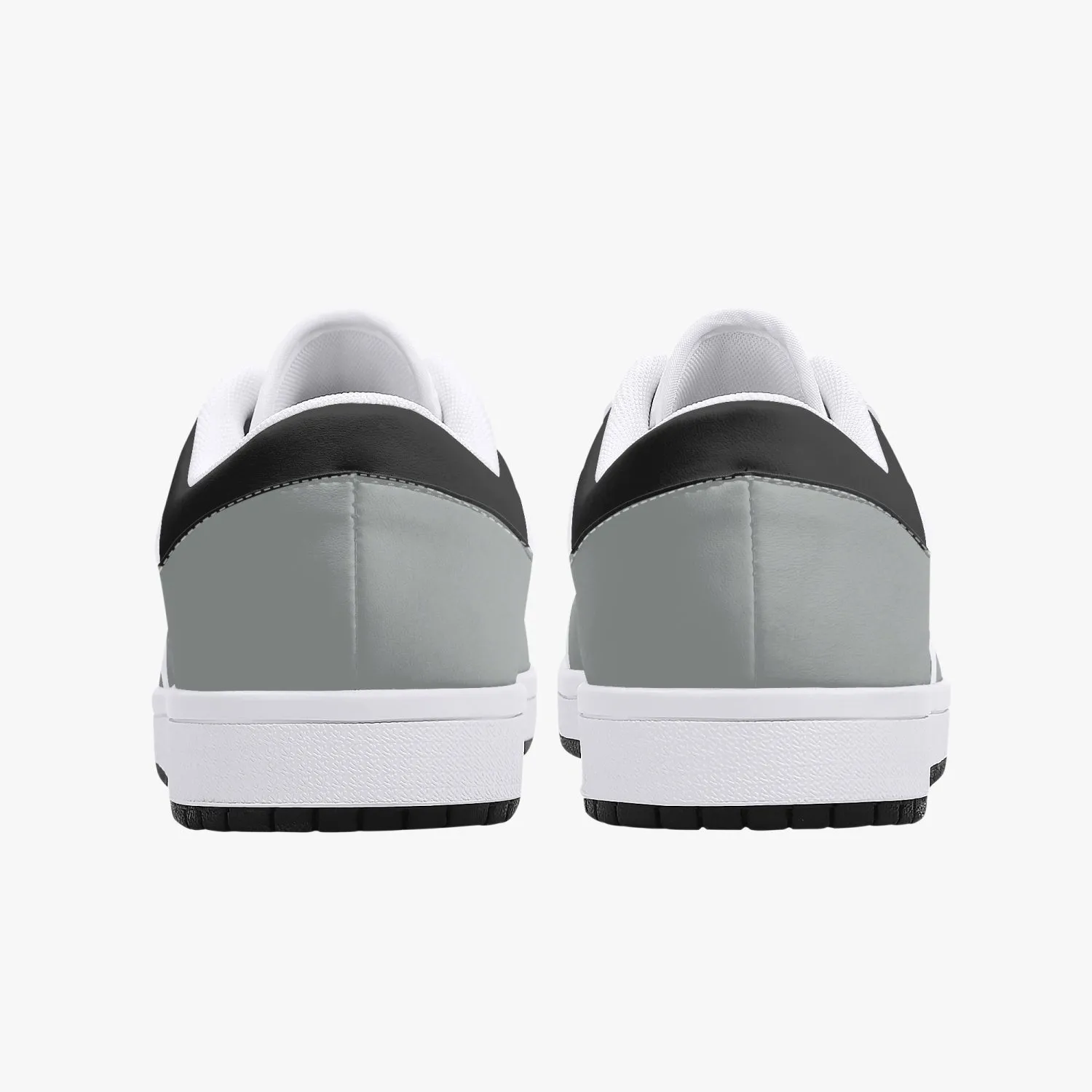 174. Low-Top Leather Sneakers - White/Black