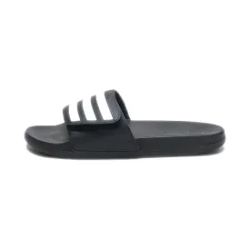 Adidas Adilette Comfort Adjustable Bandage Sliders Leather Black Colour For Men