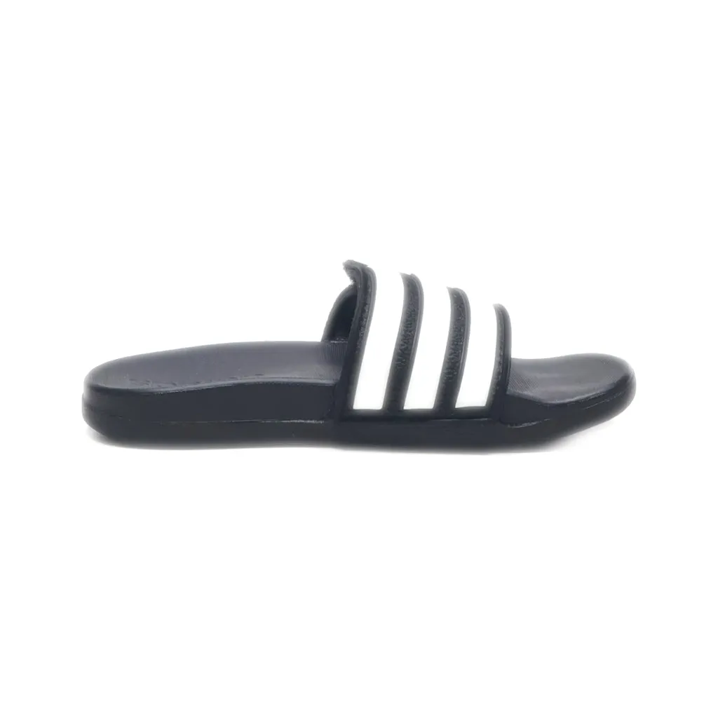 Adidas Adilette Flat Sandals Rubber Black Colour For Kids