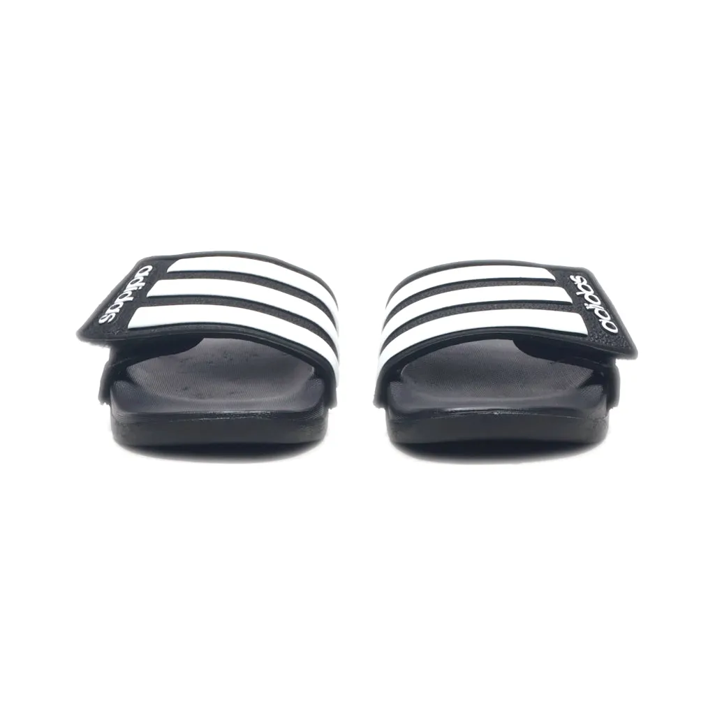 Adidas Adilette Flat Sandals Rubber Black Colour For Kids