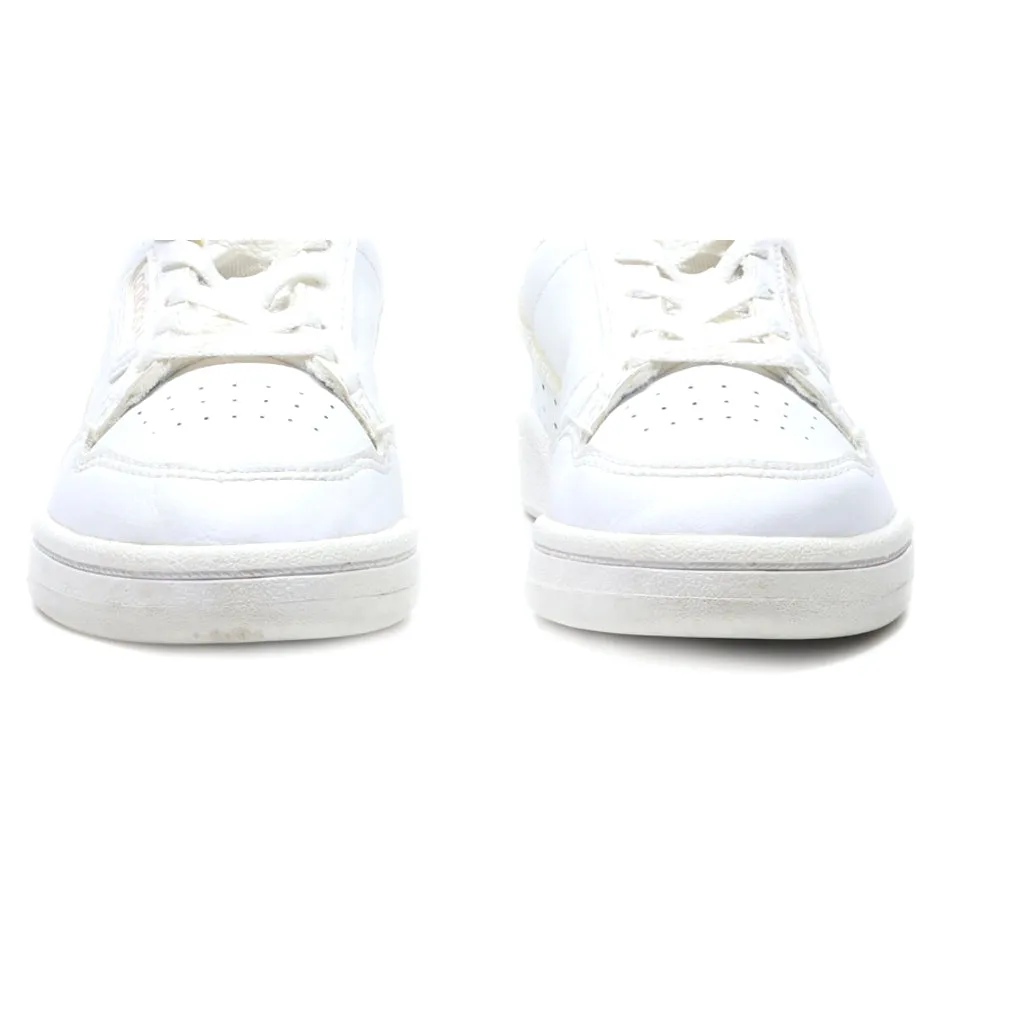 Adidas Continental Sneakers Leather White Colour For Kids