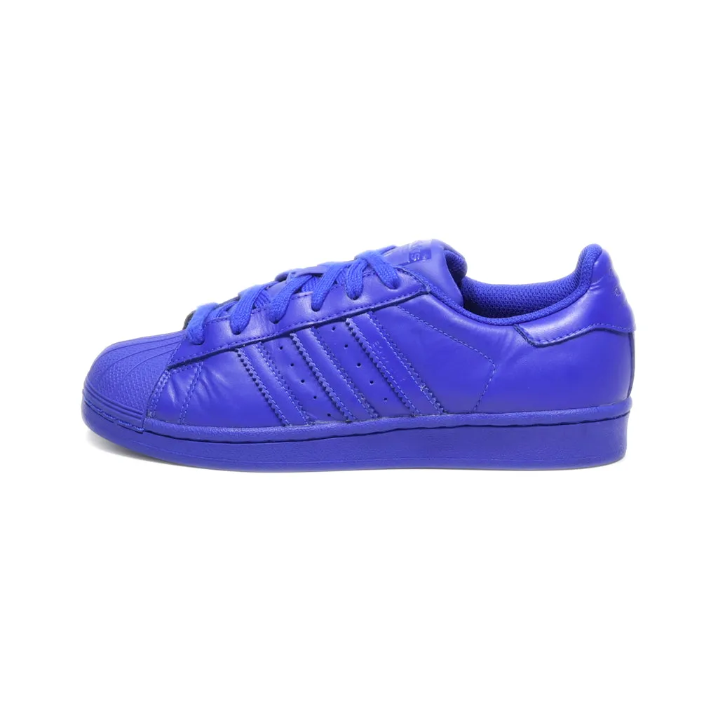 Adidas Equality Low-Top Sneakers Leather Blue Colour For Women