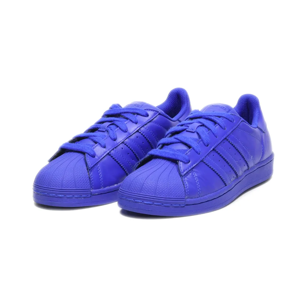 Adidas Equality Low-Top Sneakers Leather Blue Colour For Women