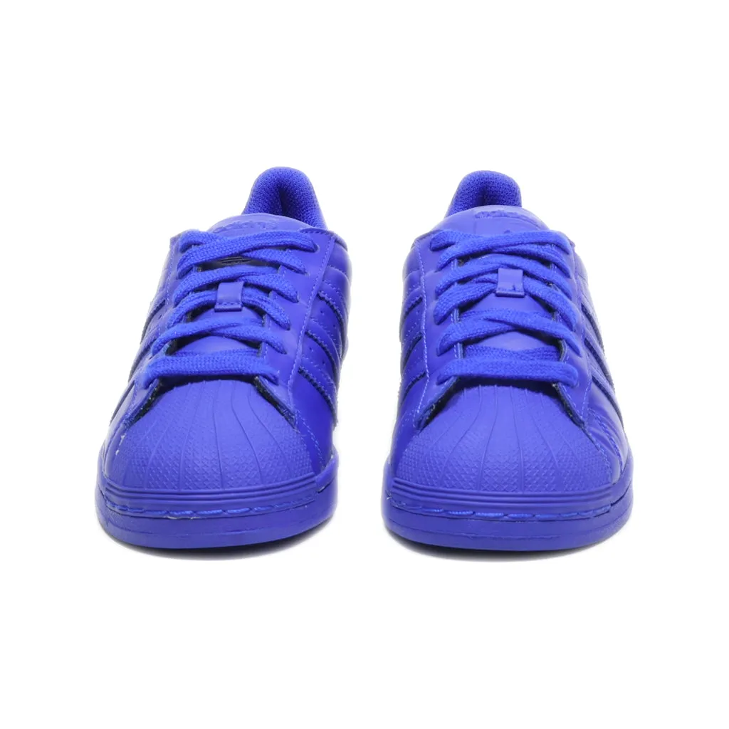 Adidas Equality Low-Top Sneakers Leather Blue Colour For Women