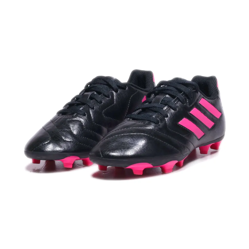 Adidas Goletto Vii Fg Cleat Sport Shoes Pu Leather Black Colour For Kids