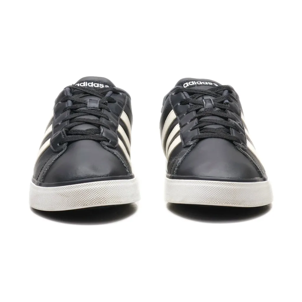 Adidas Low-Top Sneakers Leather Black Colour For Men