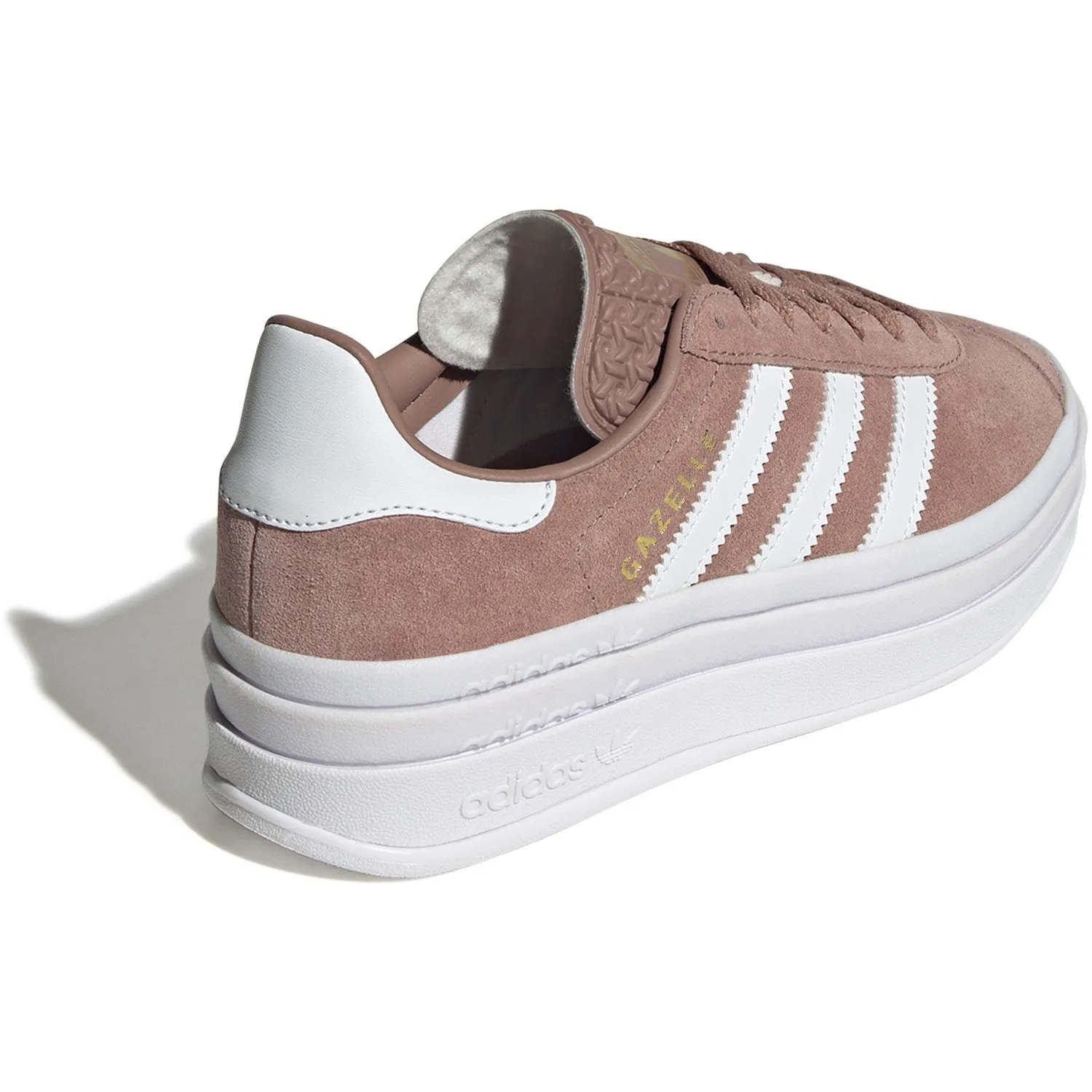 adidas Originals Warm Clay/Ftwr White/Gold Met. Gazelle Bold J Sneakers