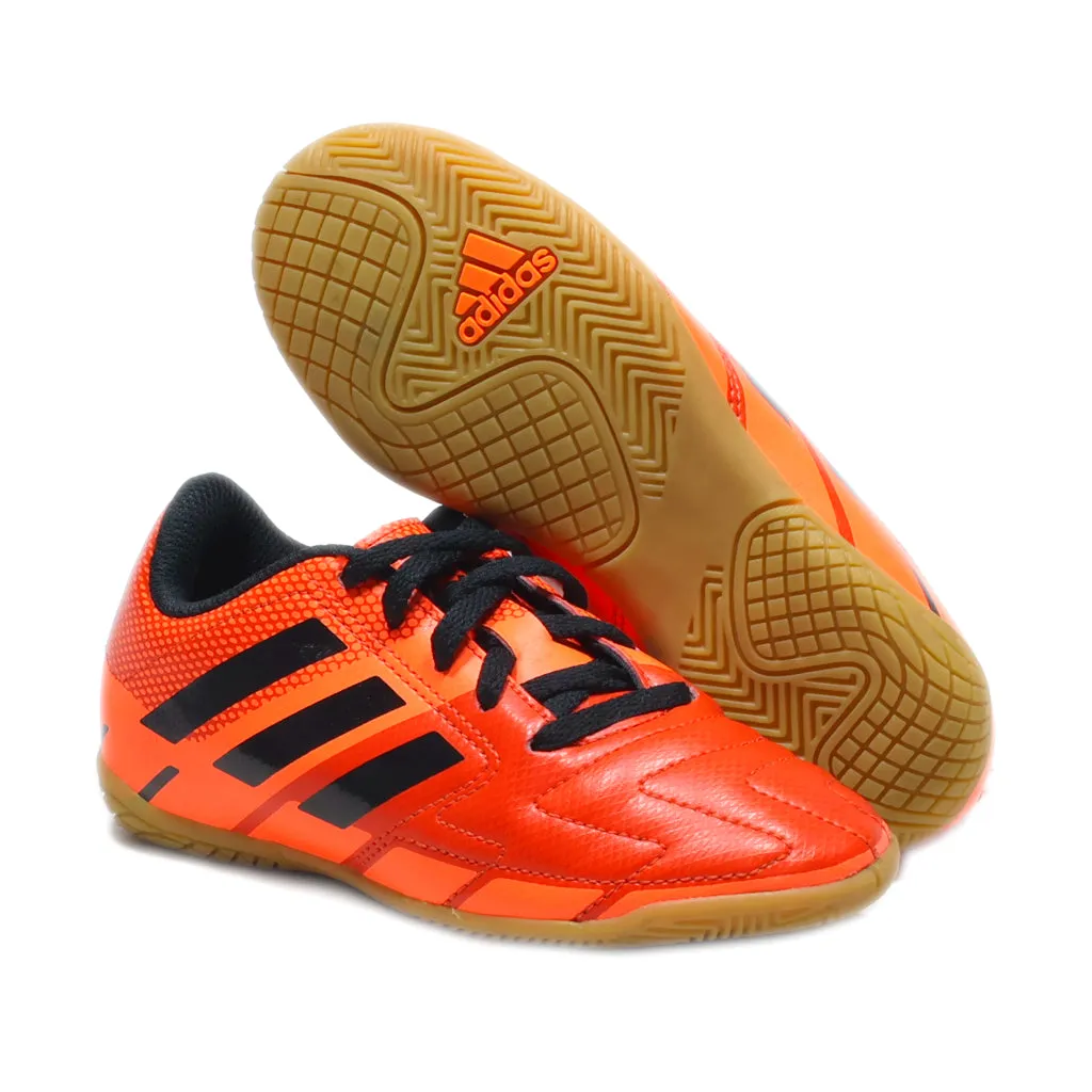 Adidas Sneakers Leather Orange Colour For Kids