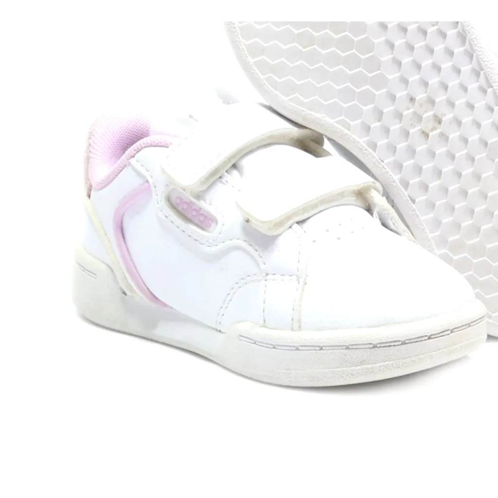 Adidas Sneakers Leather White Colour For Kids