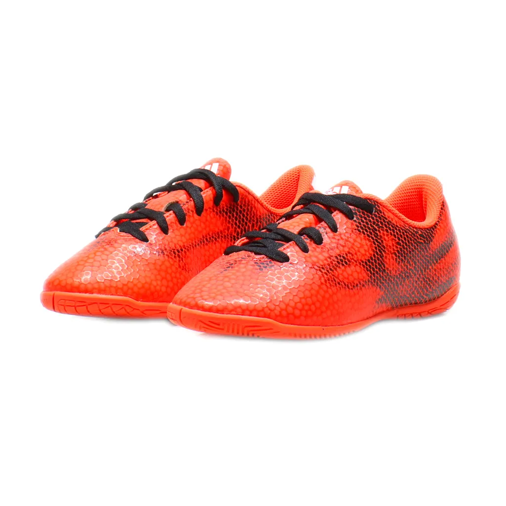 Adidas Sport Shoes Leather Orange Colour For Kids