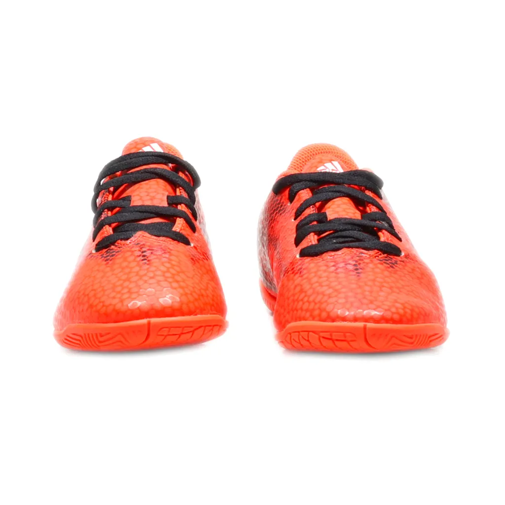 Adidas Sport Shoes Leather Orange Colour For Kids