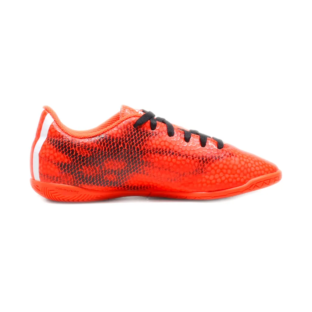 Adidas Sport Shoes Leather Orange Colour For Kids