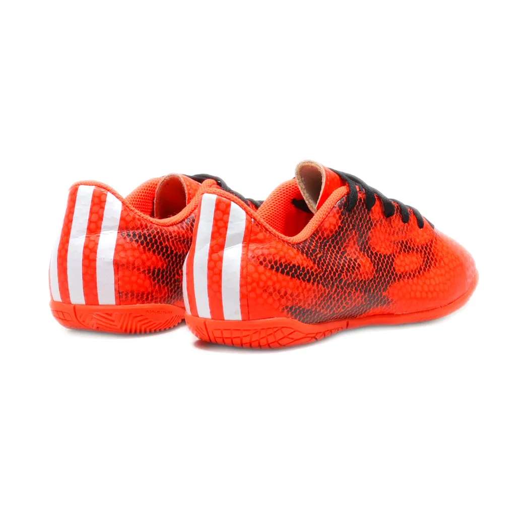 Adidas Sport Shoes Leather Orange Colour For Kids