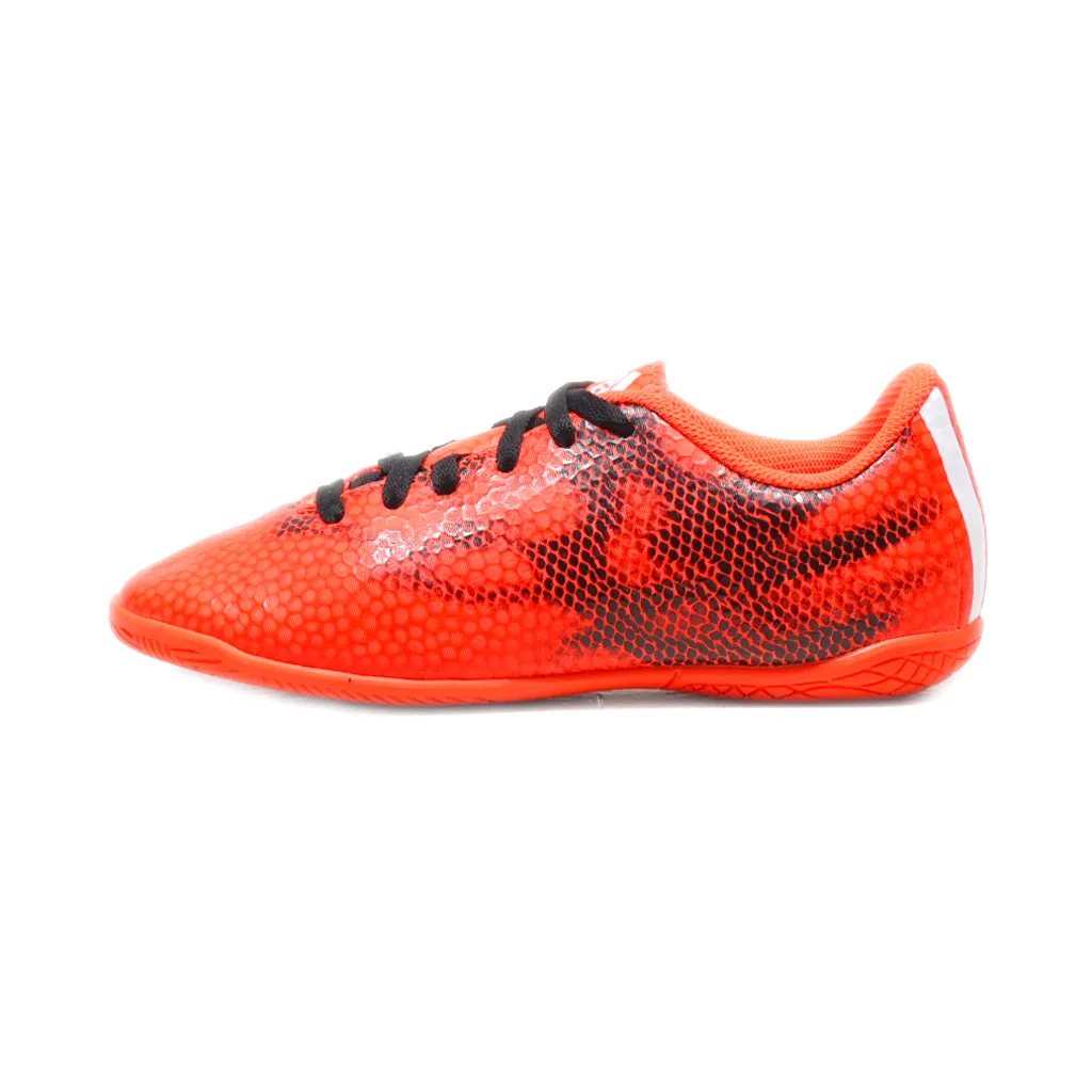 Adidas Sport Shoes Leather Orange Colour For Kids