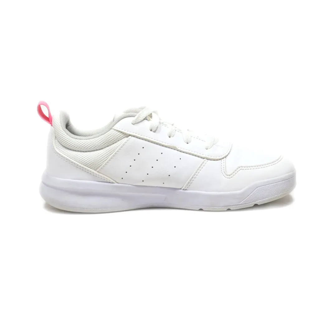 Adidas Tensaur Low-Top Sneakers Pu Leather White Colour For Women