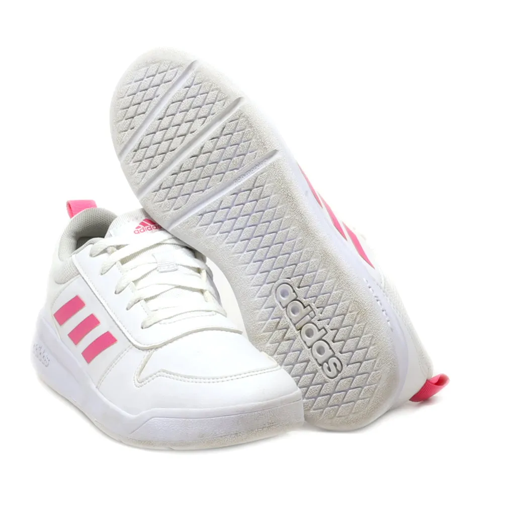 Adidas Tensaur Low-Top Sneakers Pu Leather White Colour For Women