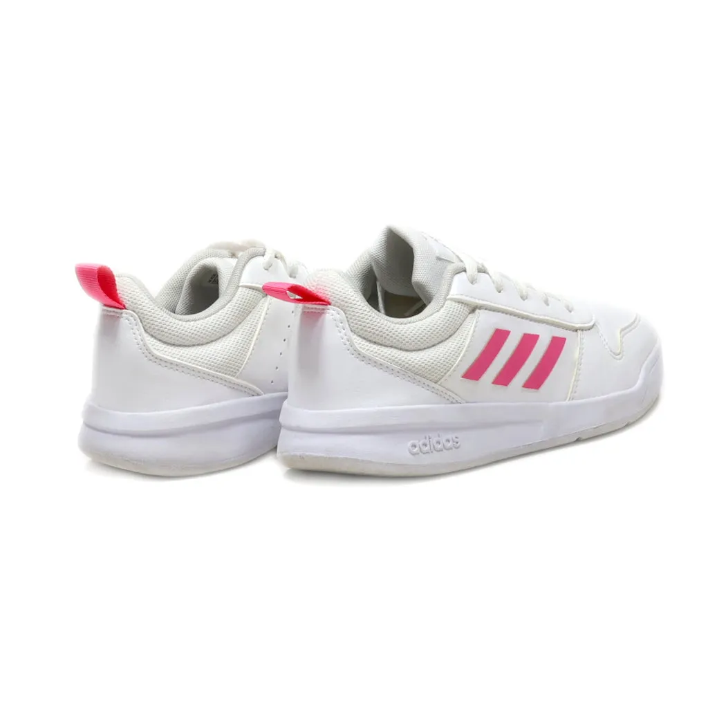 Adidas Tensaur Low-Top Sneakers Pu Leather White Colour For Women