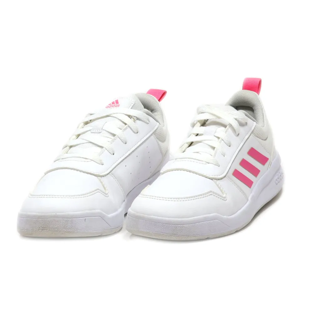 Adidas Tensaur Low-Top Sneakers Pu Leather White Colour For Women