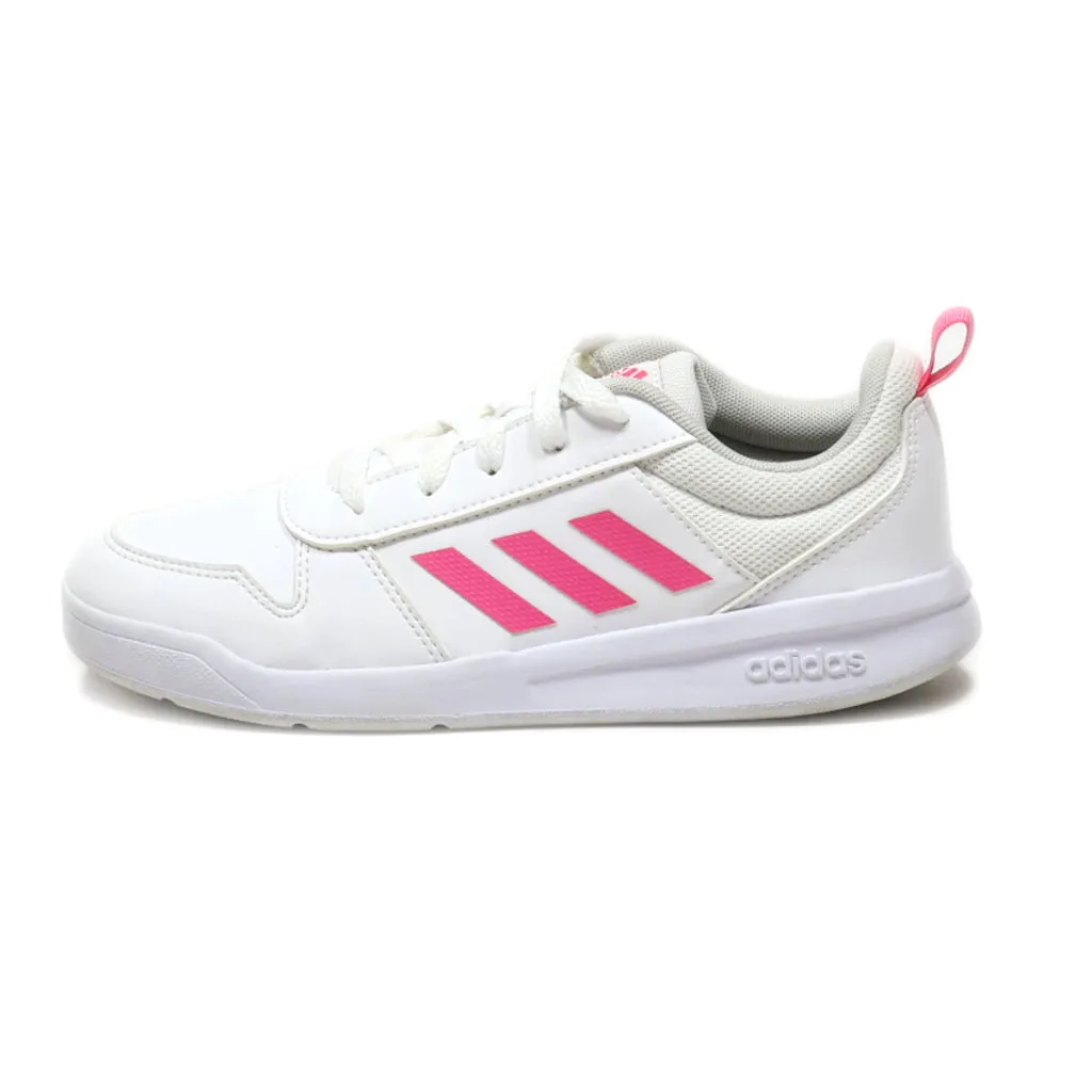 Adidas Tensaur Low-Top Sneakers Pu Leather White Colour For Women