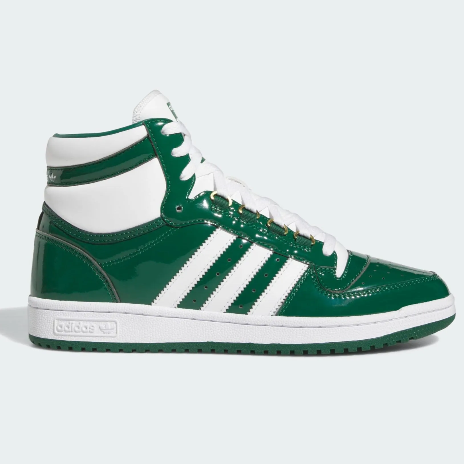 Adidas Top Ten Patent Leather Green White