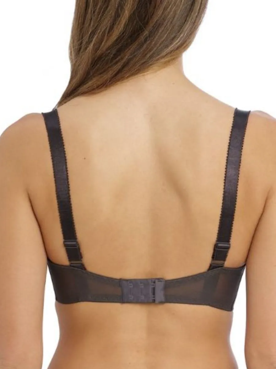 Adrienne Balconette Bra - Charcoal Bloom