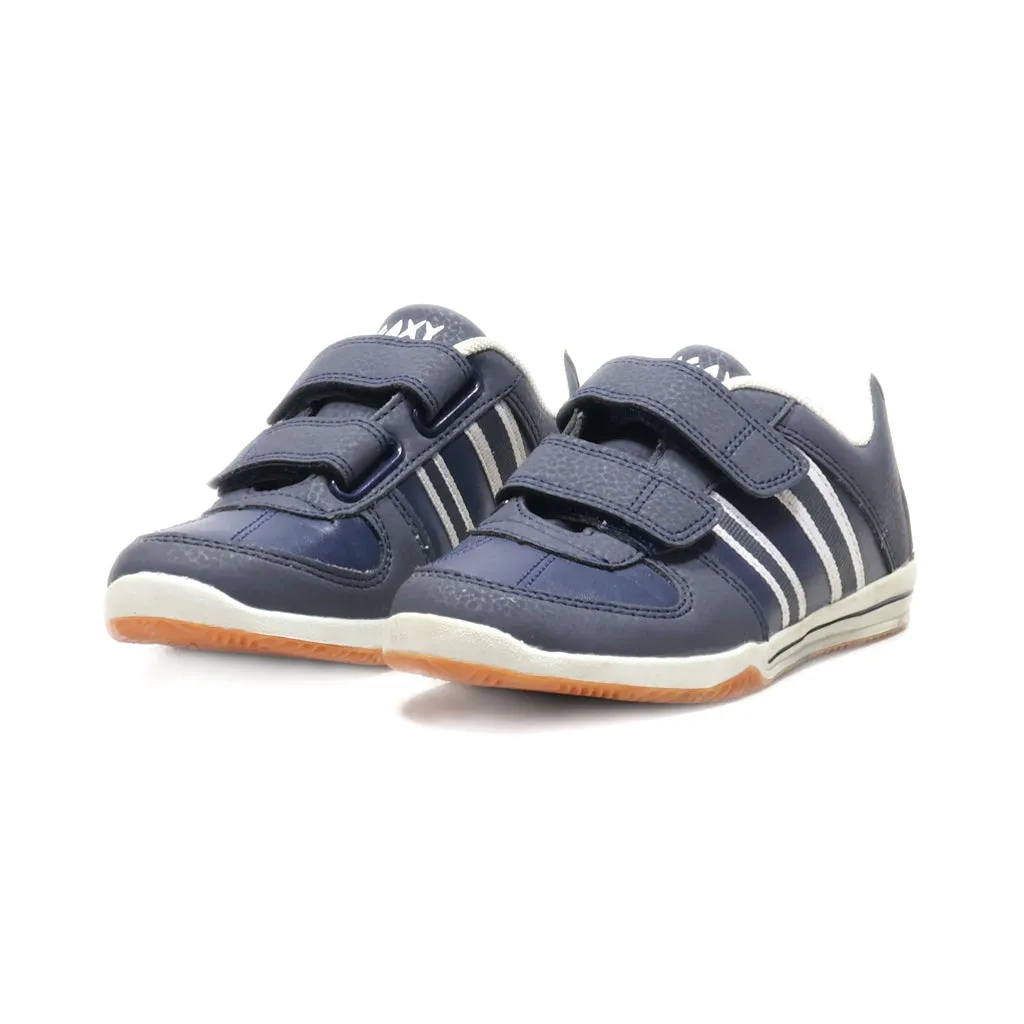 Agaxy Sneakers Leather Blue Colour For Kids