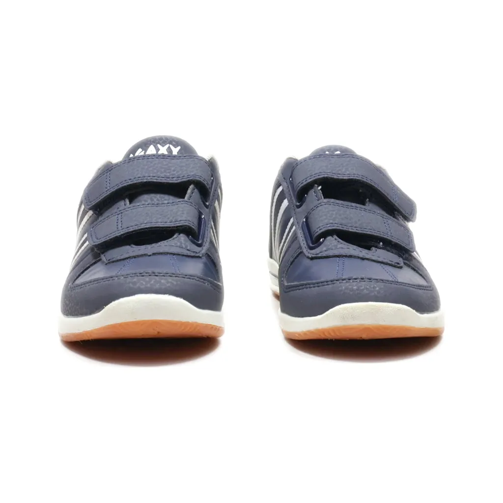 Agaxy Sneakers Leather Blue Colour For Kids