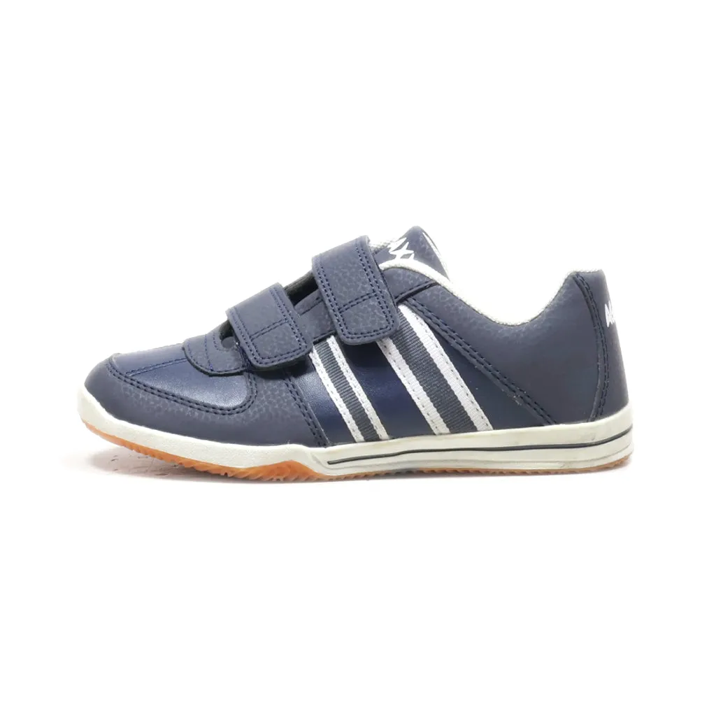 Agaxy Sneakers Leather Blue Colour For Kids