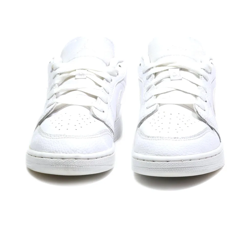 Air Jordan Air Jordan 1 Low-Top Sneakers Leather White Colour For Women