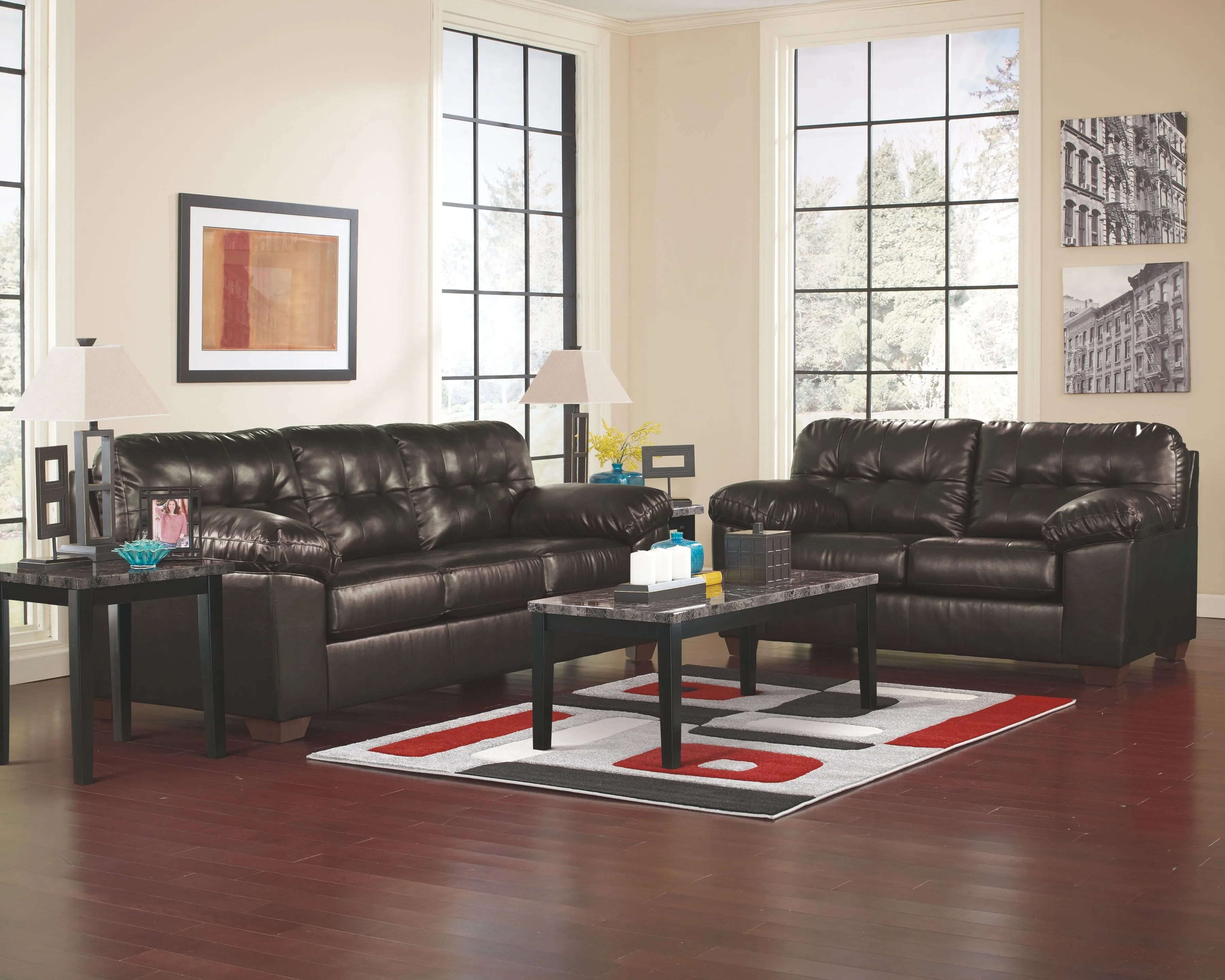 Alliston - Chocolate - Loveseat