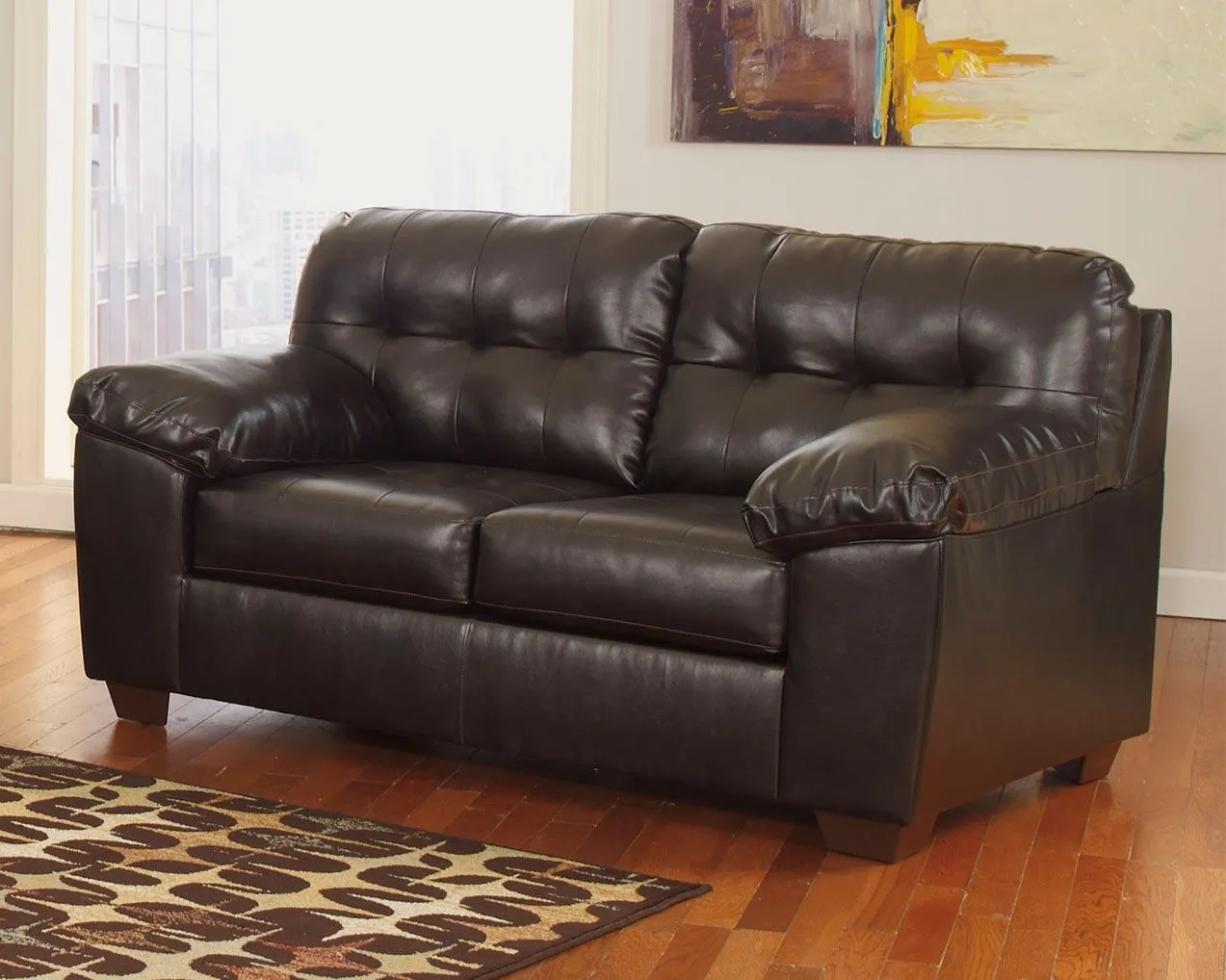 Alliston - Chocolate - Loveseat