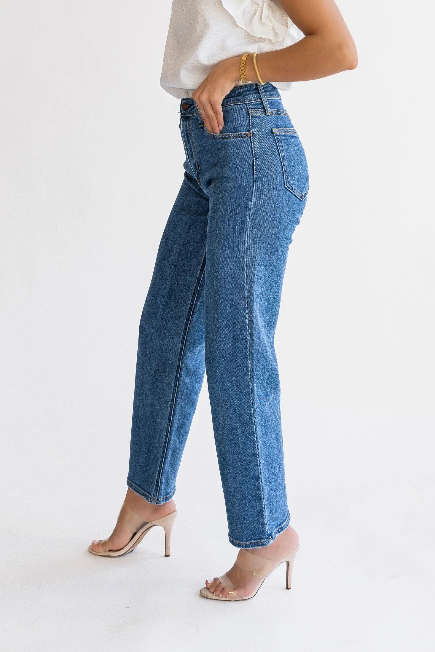 Around Town Dark Wash Denim - Final Sale