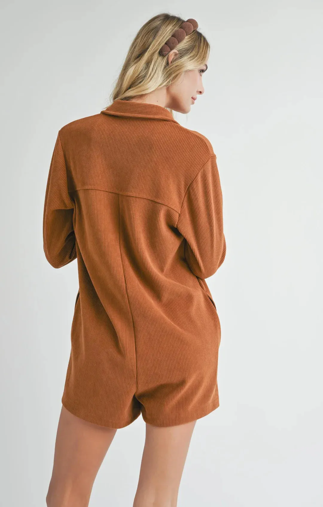 Artful Corduroy Romper