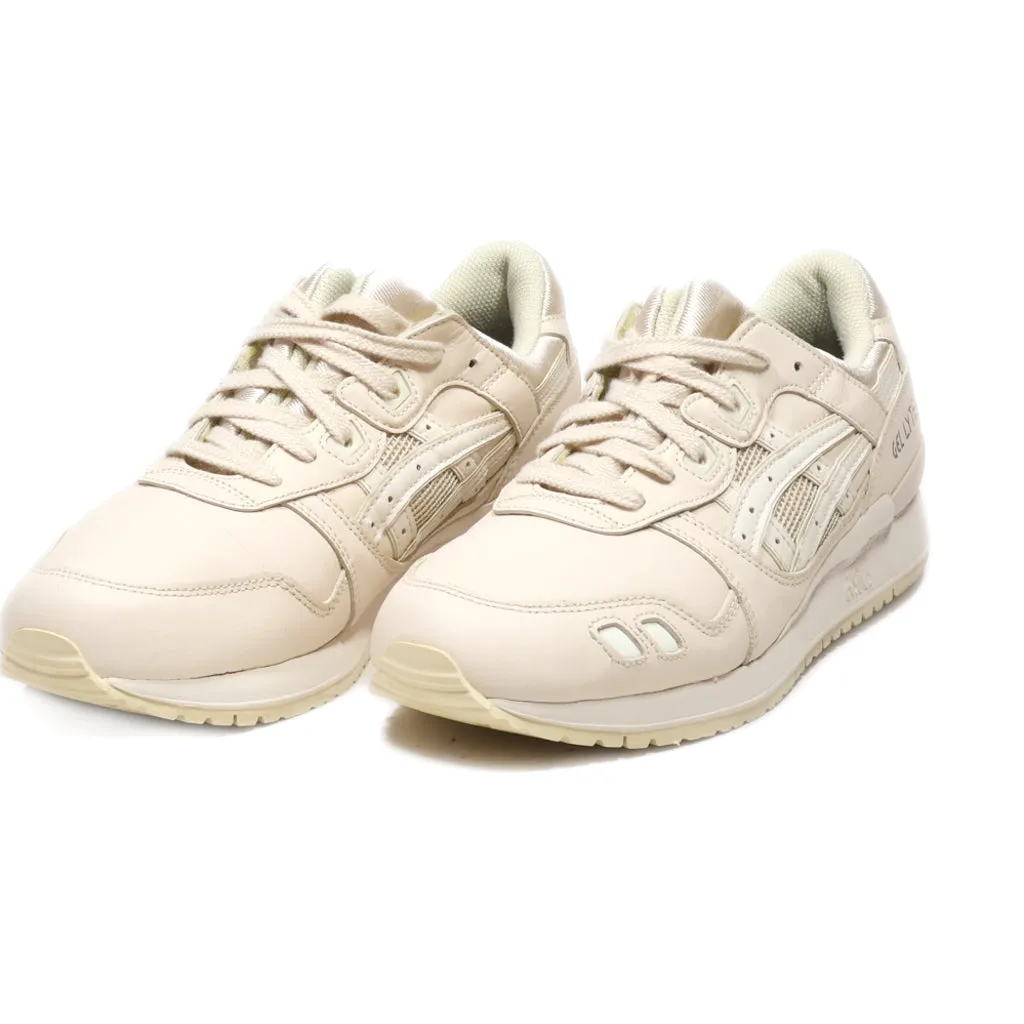 Asics Gel Lyte Iii Low-Top Sneakers Leather Beige Colour For Women