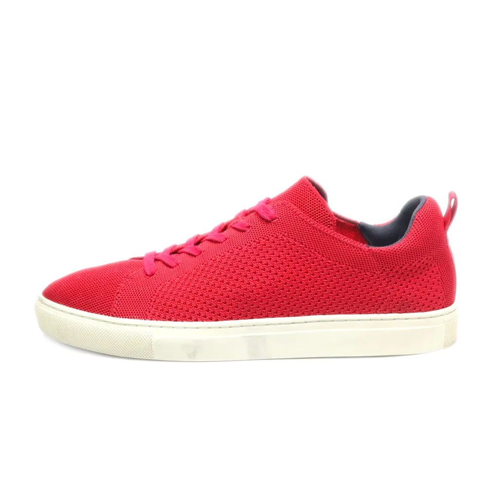 Banana Republic Low-Top Sneakers Fabric Red Colour For Men