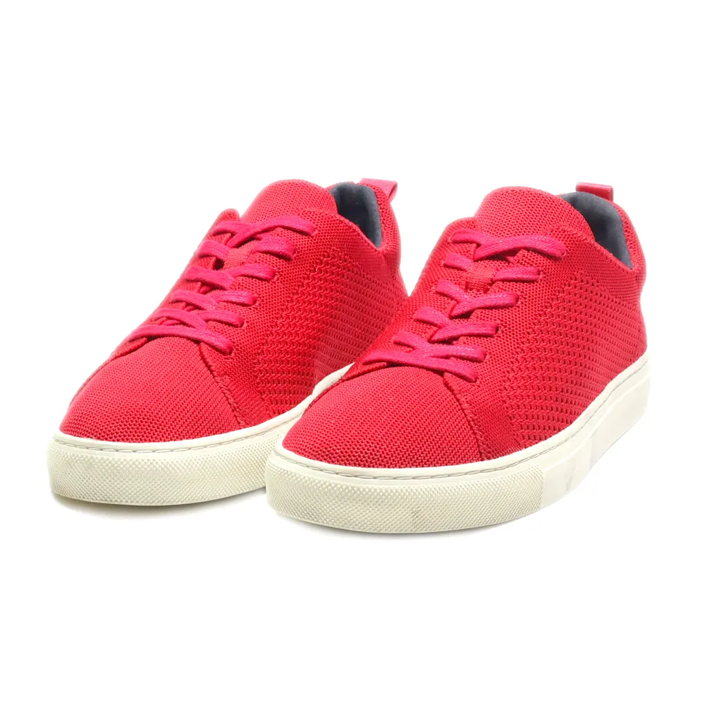 Banana Republic Low-Top Sneakers Fabric Red Colour For Men