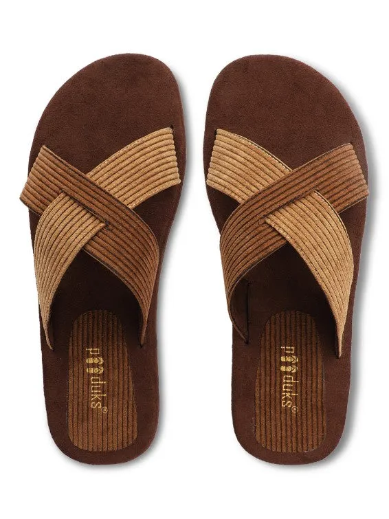 Ben Crossover Corduroy Slides Men