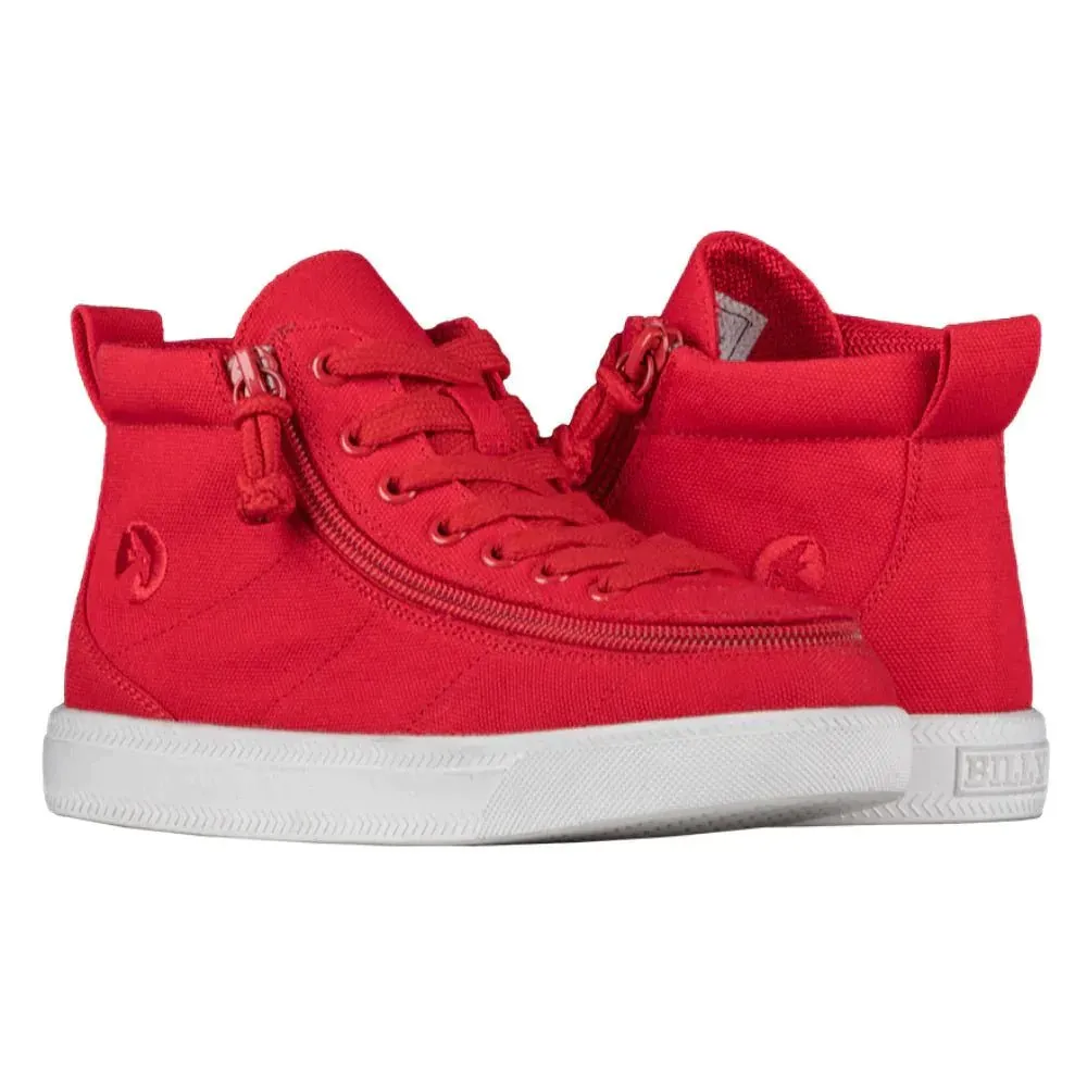 Billy Footwear (Little Kids) Wide Fit - High Top Canvas Shoes