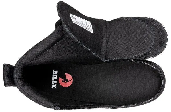 Billy Footwear (Little Kids) Wide Fit - High Top Canvas Shoes