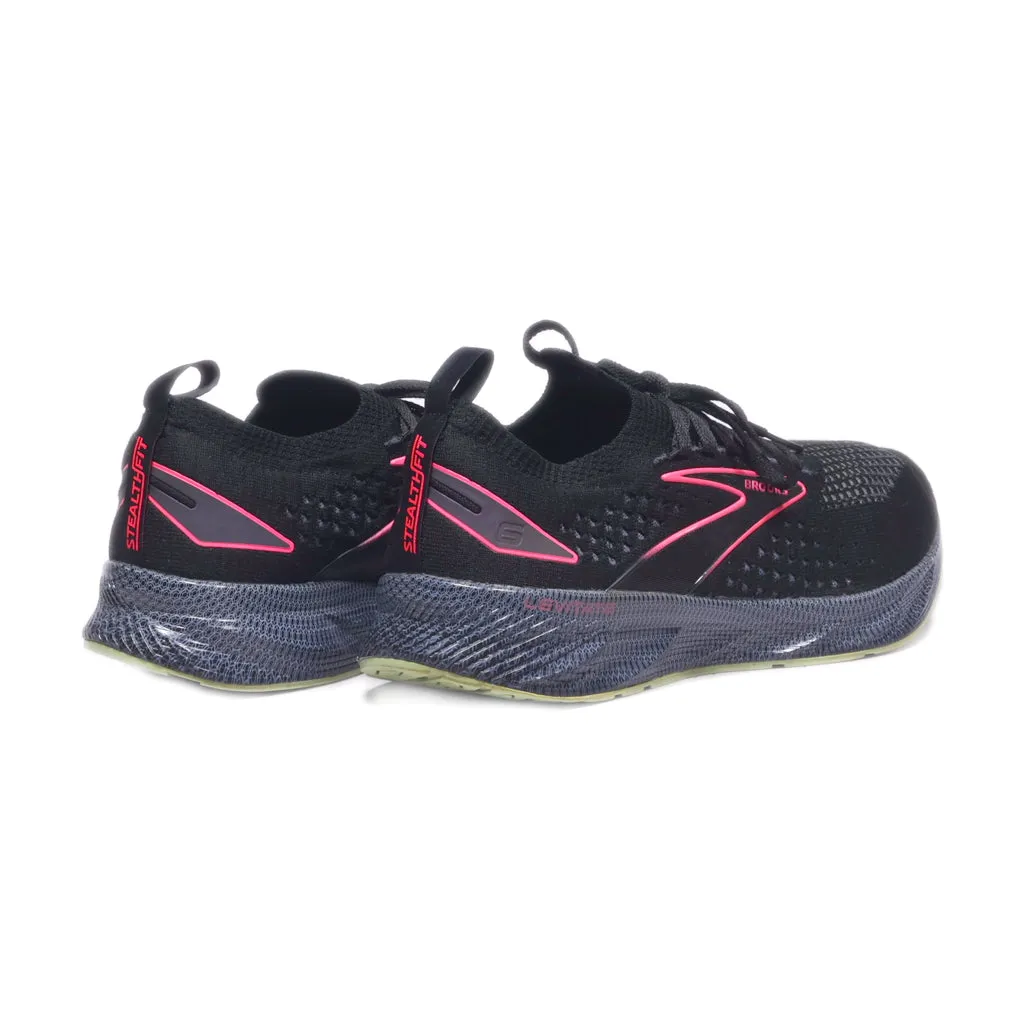 Brooks Levitate Stealthfit 6 Sport Shoes Fabric Black Colour For Women