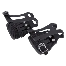 BV Bike Pedals Shimano SPD Compatible 9/16" with Toe Clips | BV-PD9