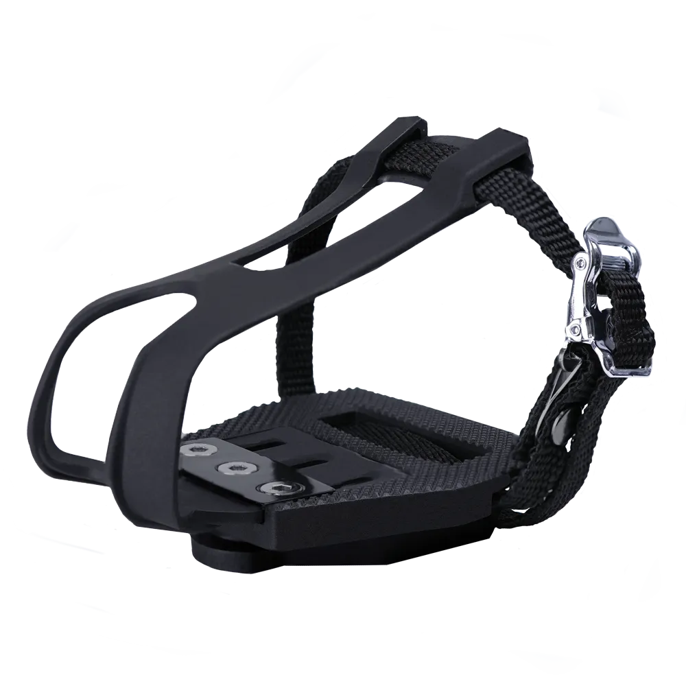 BV Bike Pedals Shimano SPD Compatible 9/16" with Toe Clips | BV-PD9