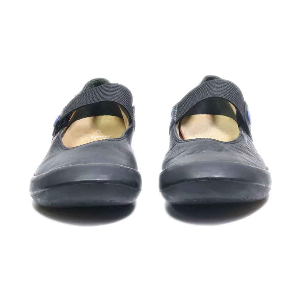 Camper Ballerinas Leather Black Colour For Women