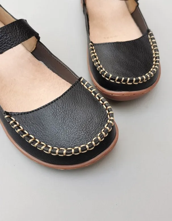 Comfortable Rounded Toe Wide Shoes for Women