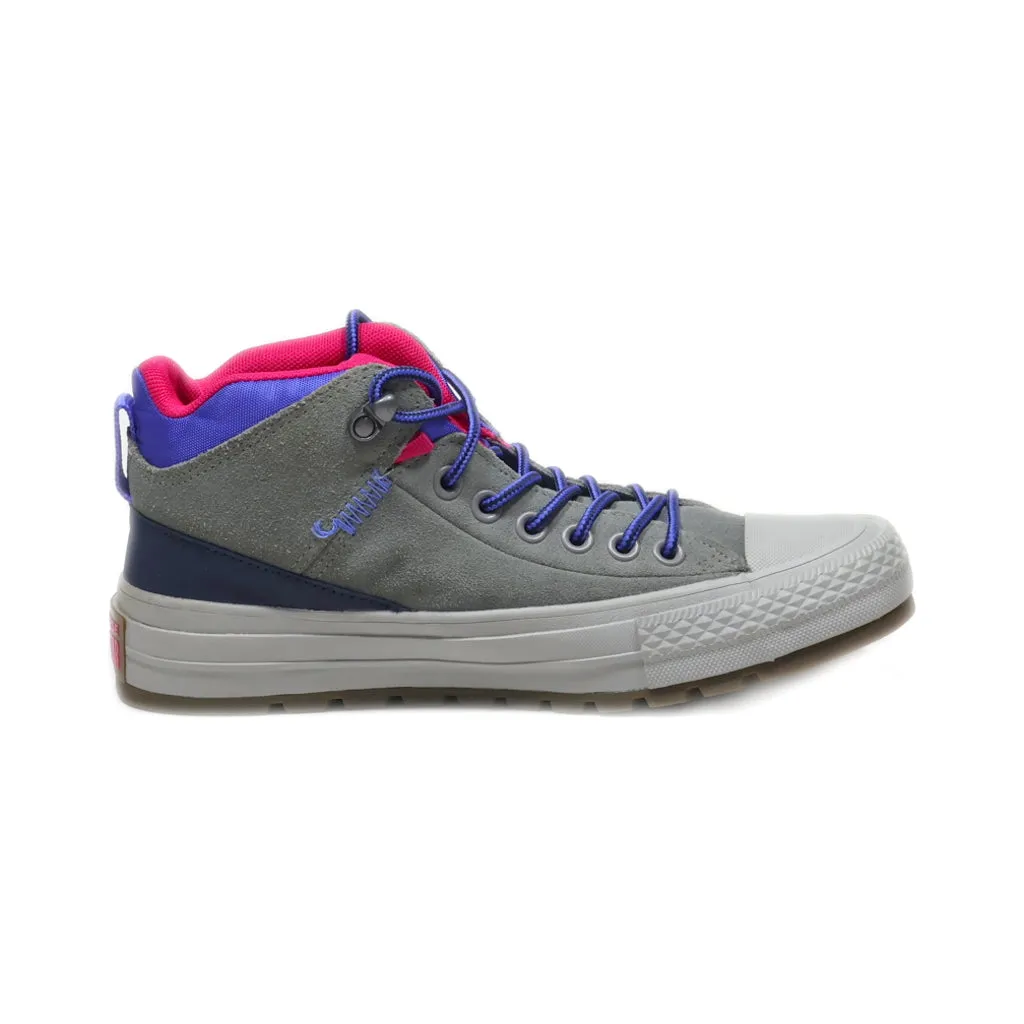 Converse Chuck Taylor All Star Sherpa Urban High-Top Sneakers Suede Grey Colour For Women