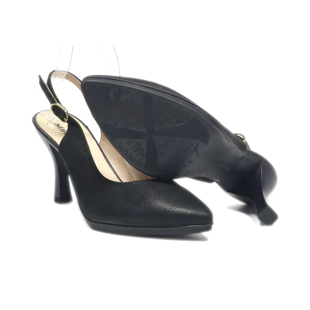 Diabolo Studio High-Heel Shoes Leather Black Colour For Women